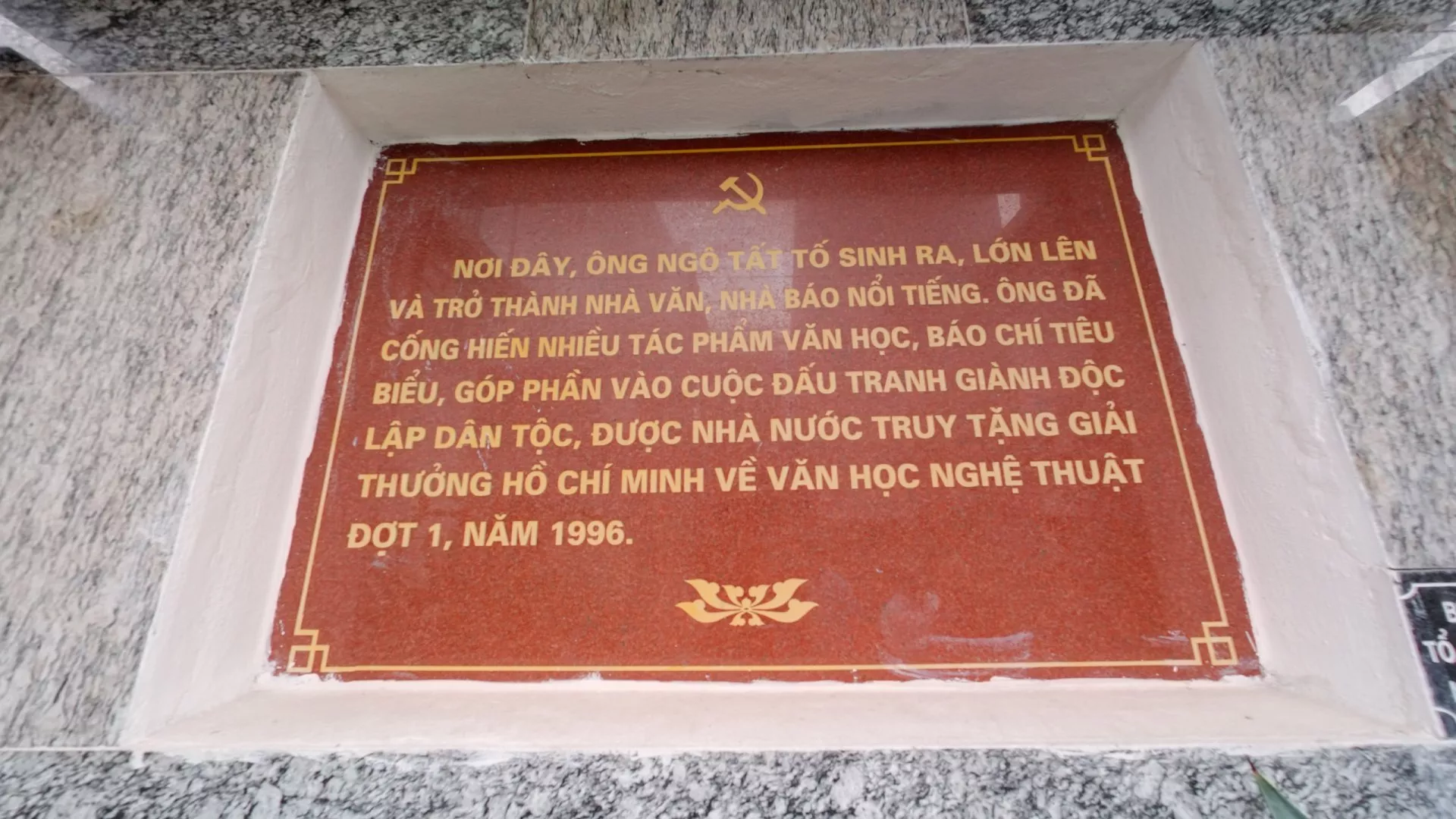 Địa điểm CMKC nơi sinh sống của Ngô Tất Tố